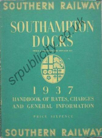 Southampton Docks - Handbook of rates and charges