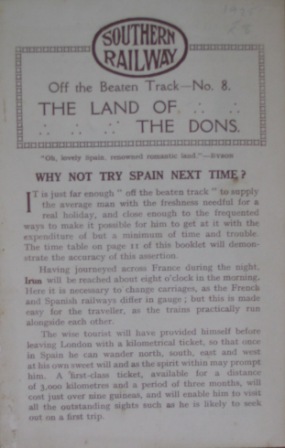 The Land of the Dons - Off the Beaten Track, No 8