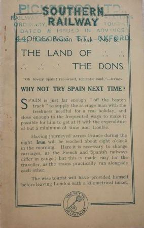 The Land of the Dons - Off the Beaten Track, No 8
