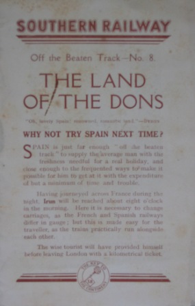 The Land of the Dons - Off the Beaten Track, No 8
