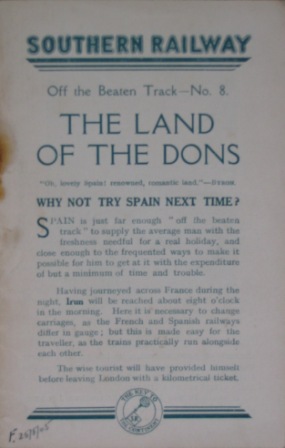 The Land of the Dons - Off the Beaten Track, No 8