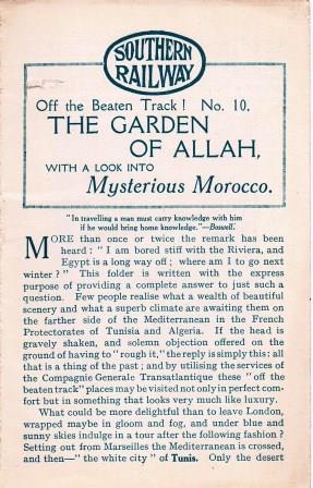 The Garden of Allah - Off the Beaten Track, No 10