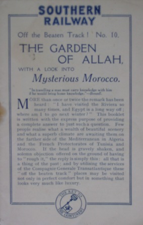 The Garden of Allah - Off the Beaten Track, No 10