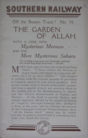 The Garden of Allah - Off the Beaten Track, No 10
