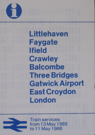 Mini-timetable