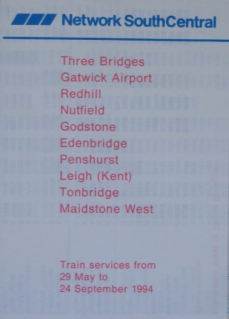 Mini-timetable